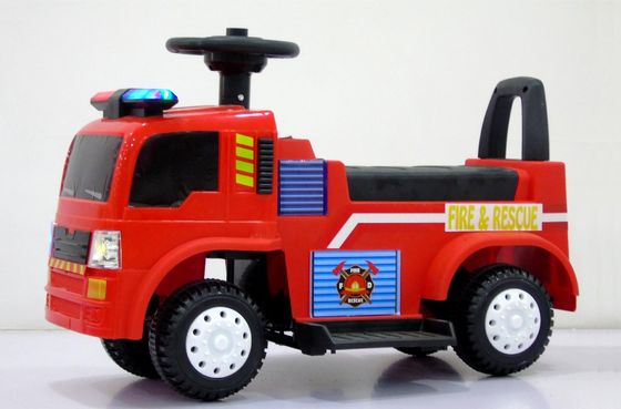 Rosso Bianco/Bianco/Rosso 6V Electric Ride On Cars per bambini Simulazione Sirena Illuminazione e musica
