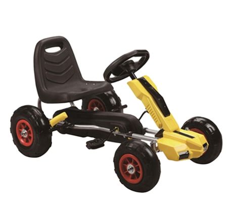 Ruote gonfiabili per bambini Guida su Go-Kart Auto con pedali Carico massimo 30KG 86X51X48cm