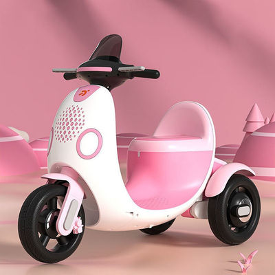 6v Electric Cute Kids Motorcycle Tricycle con musica e motore leggero 380*2 CBM 0.122m2