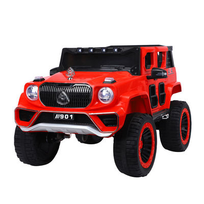 12V Electric Ride On Car Toy 2 posti con sedile in pelle a controllo remoto e ruota EVA
