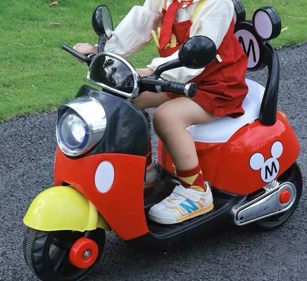 Unisex Classic 6V Electric Ride On Tricycle Motorcycle Car per 2-5 anni Bambini 2024