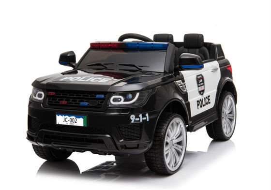 Passeggiata su un'auto di polizia di plastica Giocattoli elettrici per bambini Musica e luce inclusi