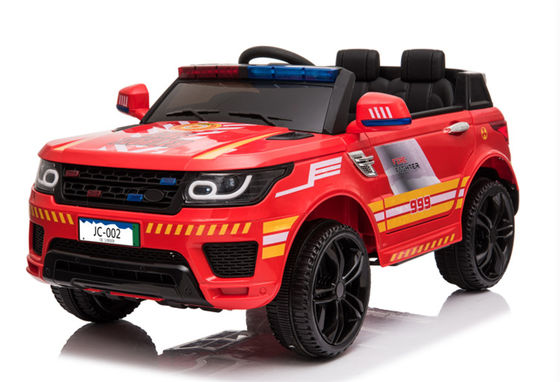 Passeggiata su un'auto di polizia di plastica Giocattoli elettrici per bambini Musica e luce inclusi