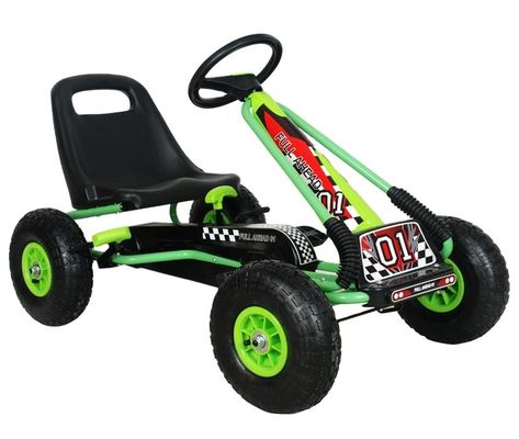 Ride-On Car Go-Karts per bambini 3-8 anni G.W. N.W. 13,4 kg/11,7 kg Adatta età 3-8