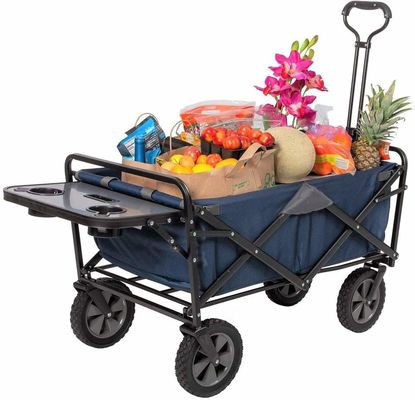 Tubo in acciaio 25*10*0.7CM Portable Beach Trolley per giardino all'aperto