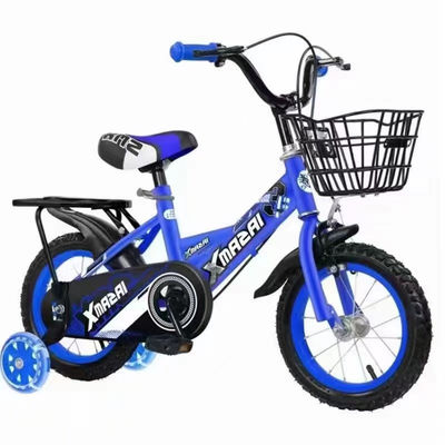 Ride On Toy Car Bicicletta a due ruote nera con montatura posteriore e maniglia a due chiodi