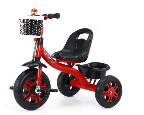 2023 Baby Trike Manubri a carico rapido e cestino anteriore tessuto per bambini da 2 a 5 anni