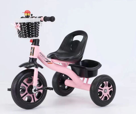 2023 Baby Trike Manubri a carico rapido e cestino anteriore tessuto per bambini da 2 a 5 anni