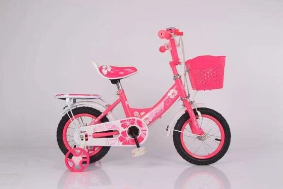 Bicicletta taglia 12" Cornice di acciaio al carbonio viola Bicicletta a due ruote con sedile spugna 2023
