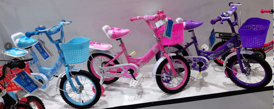 4-14 anni Età 2023 Bicicletta a due ruote a pedali da 16 pollici con due supporti per chiodi e un parafango in plastica