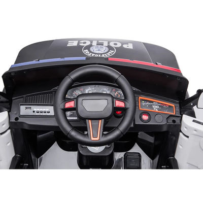 PP Tipo di plastica Poliziotto stile auto Bambini giocattoli Ride-On Auto con telecomando elettrico 12V