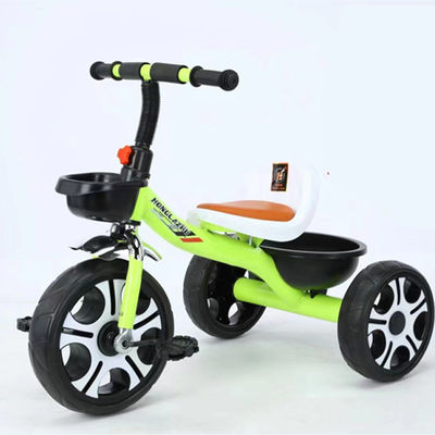 Triciclo per bambini 2-5 anni 3 ruote Sedile in pelle morbida Grande ruota Mickey