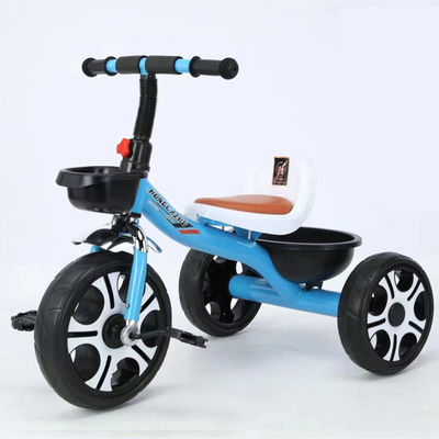 Triciclo per bambini 2-5 anni 3 ruote Sedile in pelle morbida Grande ruota Mickey