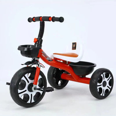 Triciclo per bambini 2-5 anni 3 ruote Sedile in pelle morbida Grande ruota Mickey