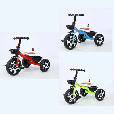 Triciclo per bambini 2-5 anni 3 ruote Sedile in pelle morbida Grande ruota Mickey