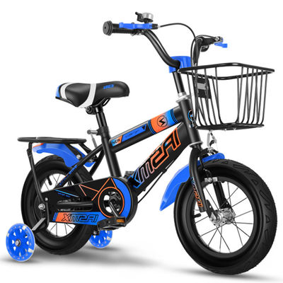 Ruote di allenamento blu Flash con confezione indipendente da 18 pollici per bambini di età compresa tra 8 e 13 anni