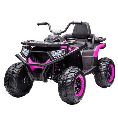 Rosso Nero Bianco Rosa Bambini 4 ruote Guidare su Atv Powerwheel 12v Auto elettrica per bambini