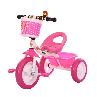 Triciclo giocattolo a 3 ruote per bambini da 2 a 6 anni leggero e facile da manovrare