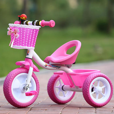 Triciclo giocattolo a 3 ruote per bambini da 2 a 6 anni leggero e facile da manovrare