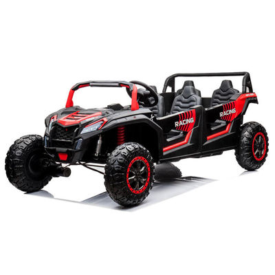 Controllo remoto 24v UTV 4 posti in auto per adulti e bambini in colore rosso rosa