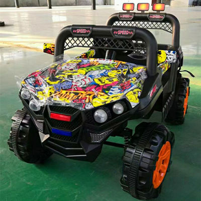 MP3 Socket e telecomando 2 Sedile Su SUV giocattolo per bambini 12v Batteria Motore elettrico
